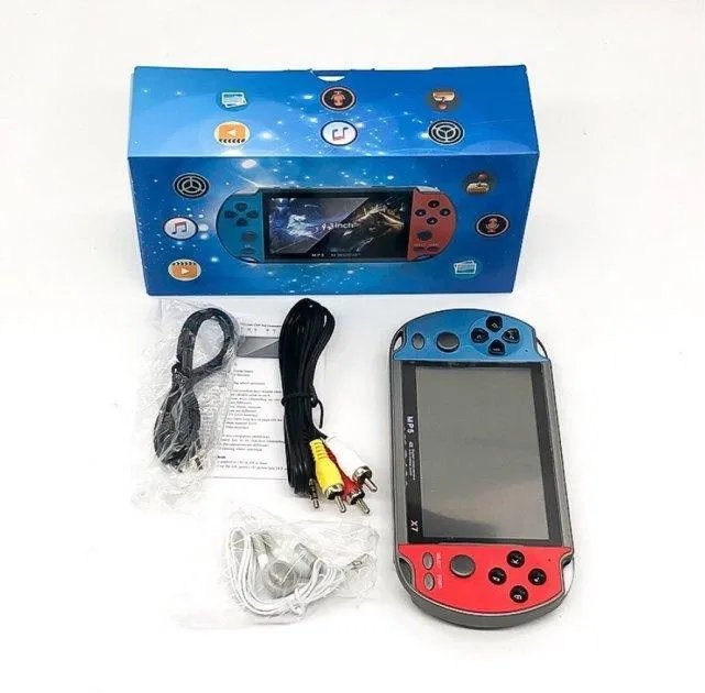 Портативная игровая приставка со встроенным аккумулятором X7Plus 97 4.3" игровая консоль с подключением к телевизору