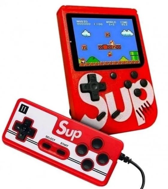 Игровая приставка на 2 игрока для телевизора SUP GAME BOX NES 500+ игр старая консоль портативная