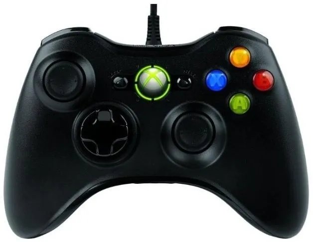 Проводной джойстик геймпад XBOX 360 для ПК (Черный)