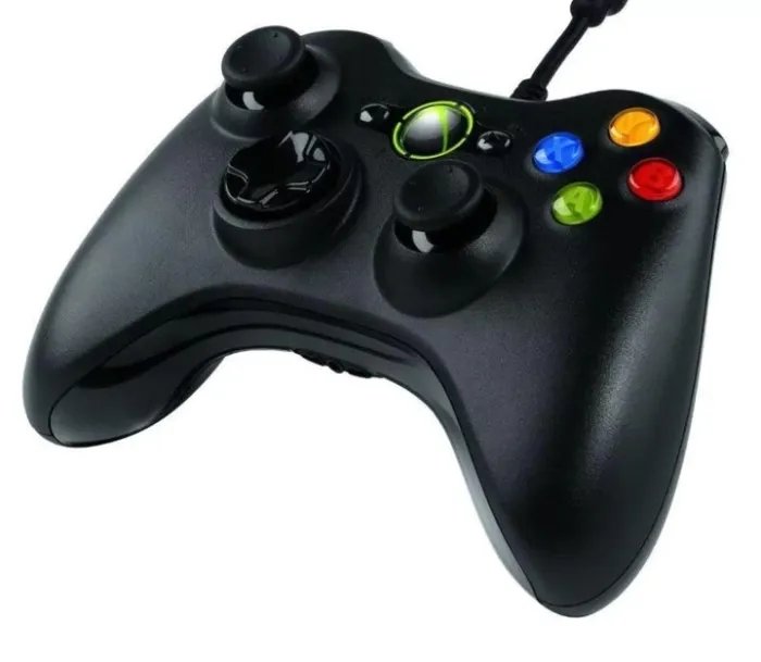 Проводной джойстик геймпад XBOX 360 для ПК (Черный)