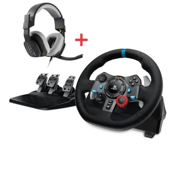 Руль Logitech G29 Driving Force + гарнитура Astro A10 Bundle (941-000112, 991-000486)