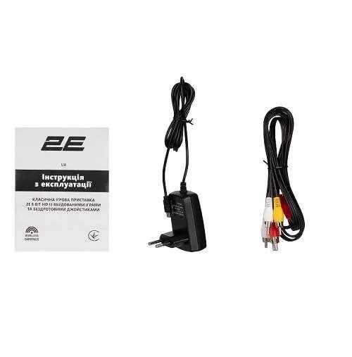 Игровая консоль 2Е 2E8BAVWD288 8bit AV 2 проводных геймпада 298 игр