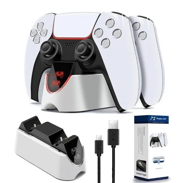 Зарядная станция VGBUS для геймпада Dual Sense Playstation 5 PS5