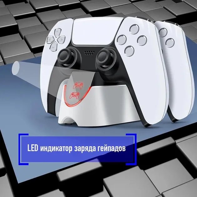 Зарядная станция VGBUS для геймпада Dual Sense Playstation 5 PS5
