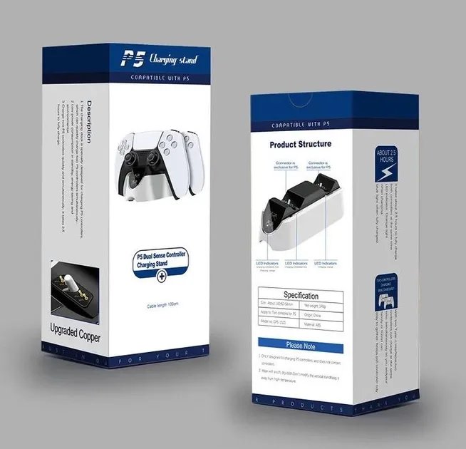 Зарядная станция VGBUS для геймпада Dual Sense Playstation 5 PS5