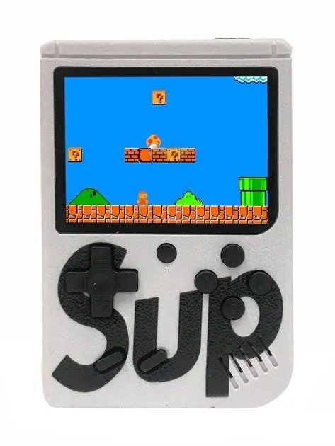 Портативная игровая приставка консоль денди SUP 500 IN 1 Белая