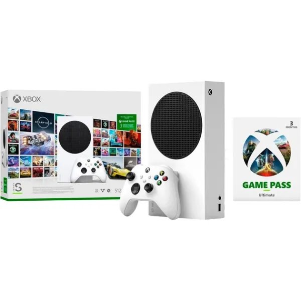 Игровая консоль Microsoft Xbox Series S 512GB White + Game Pass Ultimate 3 Month [97038]