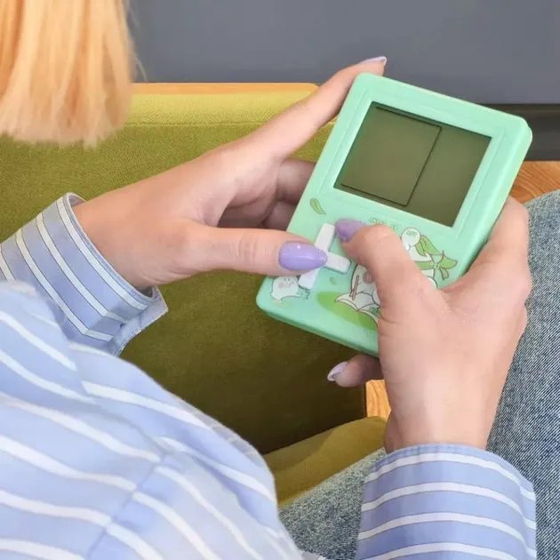 Ретро игровая приставка Tetris 26 games in 1 Blue [96789]