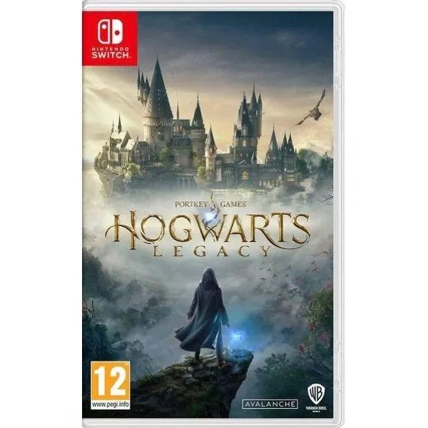 Nintendo Switch (OLED model) Neon Blue-Red + Игра Hogwarts Legacy (русская версия)
