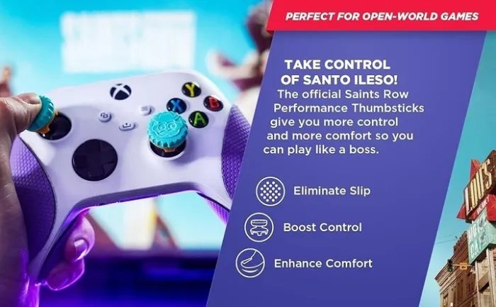 Накладки на стики KontrolFreek® Saints Row (Limited Edition) для Sony DualShock PS4 / DualSense PS5