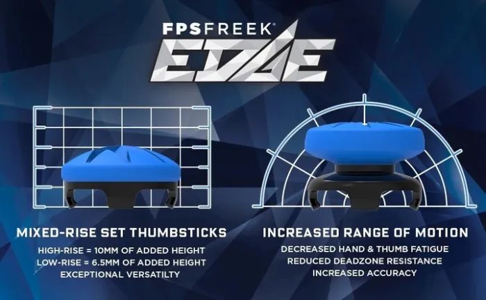 Накладки на стики KontrolFreek® EDGE для Sony DualSense PS5 / DualShock PS4