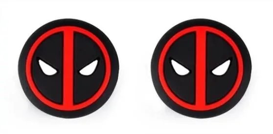 Силіконові накладки на стіки Deadpool для геймпадів Sony DualShock PS4 / DualSense PS5 / Xbox Series|One (2шт.)