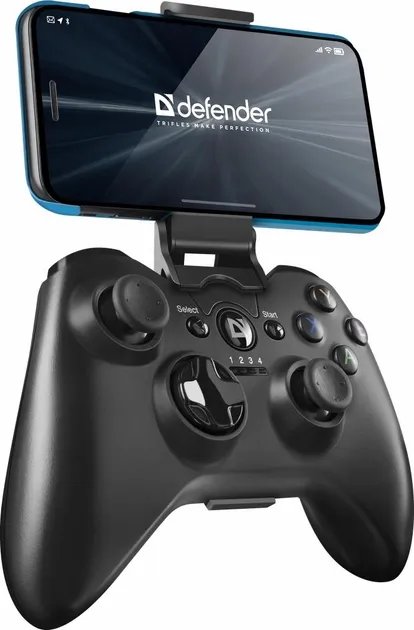 Беспроводной геймпад Defender X7 USB, bluetooth, android Черный (4714033642699)