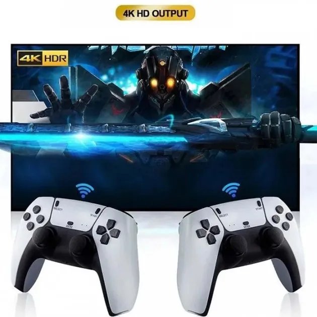 Игровая консоль/приставка с двумя джостиками Wireless Controllers Gamepad 4K 2.4G Unique M8PRO