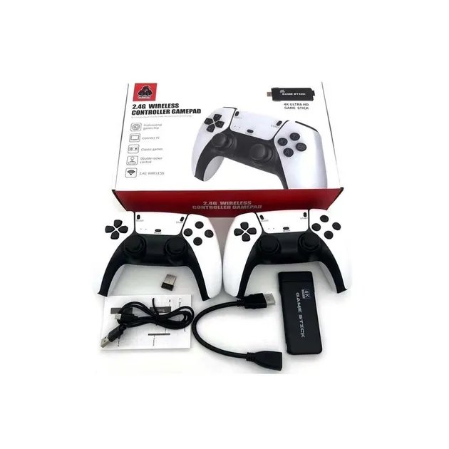 Игровая консоль/приставка с двумя джостиками Wireless Controllers Gamepad 4K 2.4G Unique M8PRO