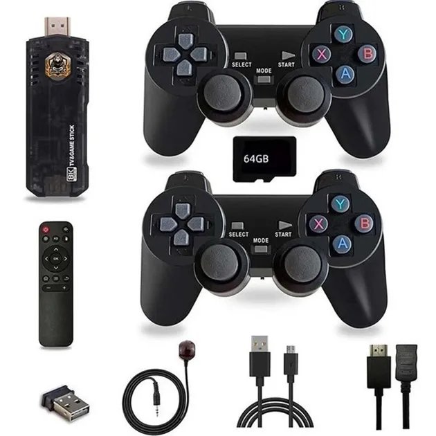 Игровая консоль/приставка с двумя джойстиками UKC Game BOX X8 8K/5G