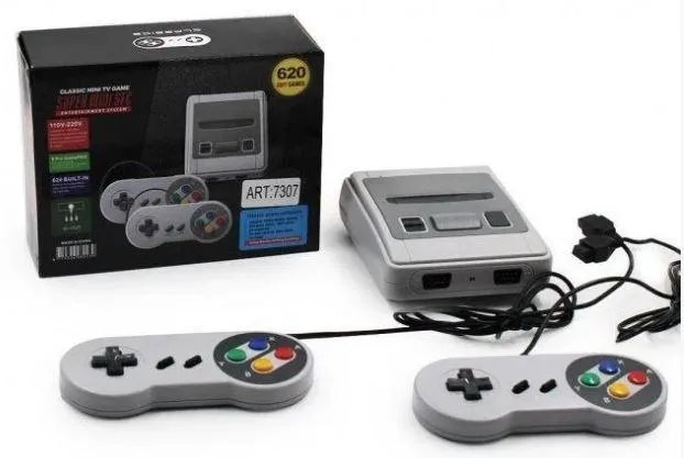 Игровая консоль с джойстиками, приставка с играми MHZ 7307