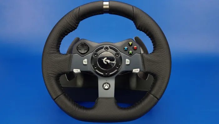 Набор Руль Проводной Logitech Xbox Series G920 Driving Force Racing Wheel (941-000123) Black + Рычаг Переключения Передач PlayStation 4 5 Xbox Driving Force Shifter