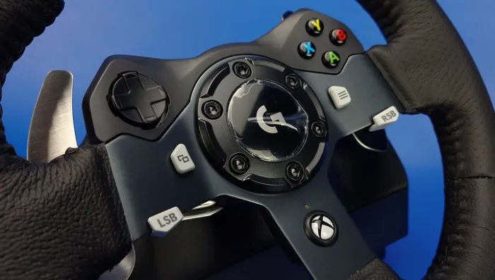 Набор Руль Проводной Logitech Xbox Series G920 Driving Force Racing Wheel (941-000123) Black + Рычаг Переключения Передач PlayStation 4 5 Xbox Driving Force Shifter