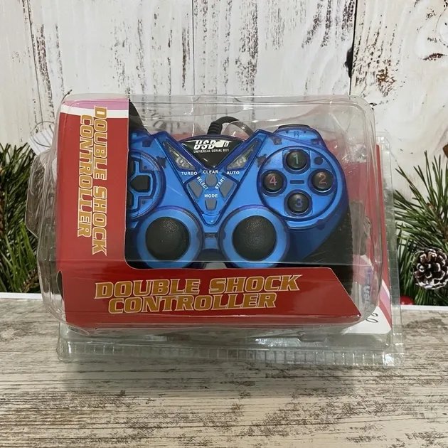 Джойстик PC проводной для компьютера DJ-908 Синий