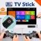 Игровая приставка, портативная игровая консоль X8 Android TV 4K, 2 геймпада + пульт, TВ приставка + 10000 Games