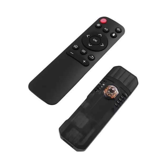 Игровая приставка, портативная игровая консоль X8 Android TV 4K, 2 геймпада + пульт, TВ приставка + 10000 Games