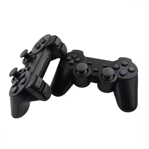 Игровая приставка, портативная игровая консоль X8 Android TV 4K, 2 геймпада + пульт, TВ приставка + 10000 Games