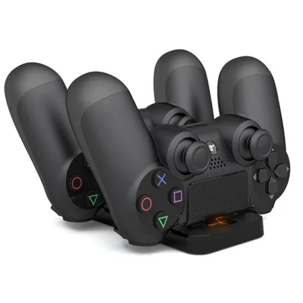 Зарядное устройство док-станция DOBE для Dualshock 4 Black