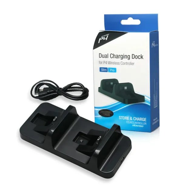Зарядное устройство док-станция DOBE для Dualshock 4 Black