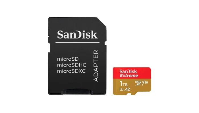 Карта Памяти SanDisk UHS-I U3 V30 A2 Extreme microSDXC 1TB Brown