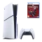 Набор Консоль Sony PlayStation 5 Slim Blu-ray 1TB (96989) White + Игра Marvel’s Spider-Man 2 Русская Озвучка