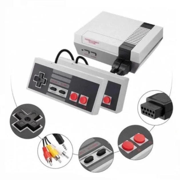 Игровая приставка GAME NES 620 / 7724 два джойстика 620 встроенных игр 8bit Av-Выход ws16781