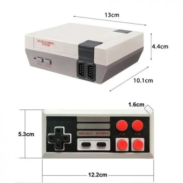 Игровая приставка GAME NES 620 / 7724 два джойстика 620 встроенных игр 8bit Av-Выход ws16781