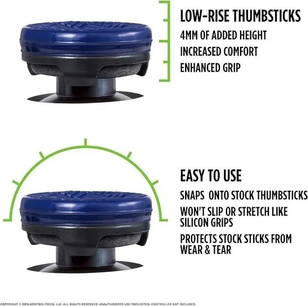 Накладки на стики KontrolFreek® Omni (Blue) для геймпада Xbox One / Series S|X