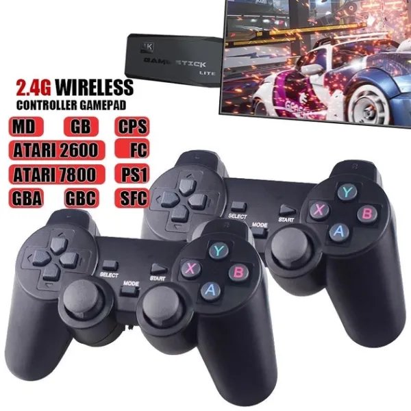 Игровая приставка Data Frog Y3 Lite 64GB + 2 беспроводных джойстика (GAMESTICK)