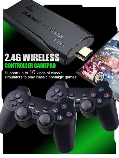 Игровая приставка Data Frog Y3 Lite 64GB + 2 беспроводных джойстика (GAMESTICK)
