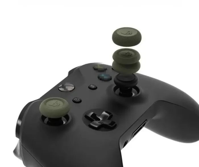 Набор накладок на стики Skull гейпада для Xbox One, Xbox One S, Xbox One X, Xbox Series S, Xbox Series X Хаки