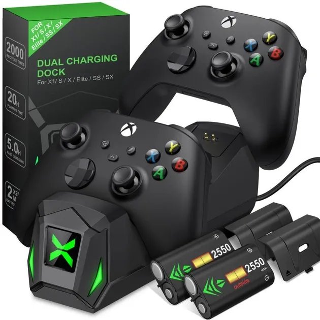 Зарядная станция и аккумуляторы для Xbox One, Xbox Series X|S BEBONCOOL Q163-BBC black