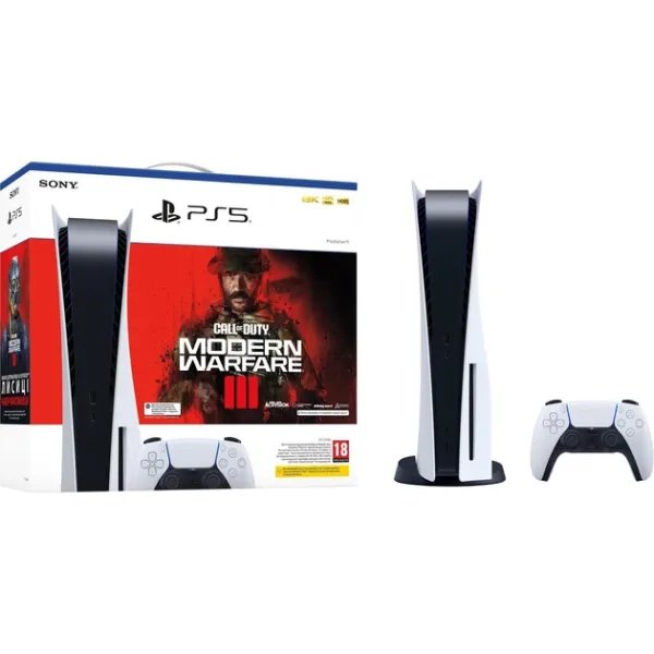 Игровая приставка Sony PlayStation PS5 825GB Blu Ray + Call of Duty Modern Warfare III Bundle (1000041971)
