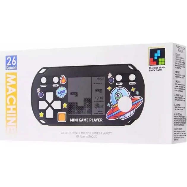Ретро игровая приставка Tetris T12 Black [96798]
