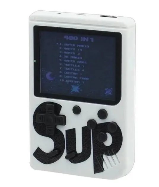 Портативная игровая консоль с джойстиком GAME SUP 8283 500 игр white/red