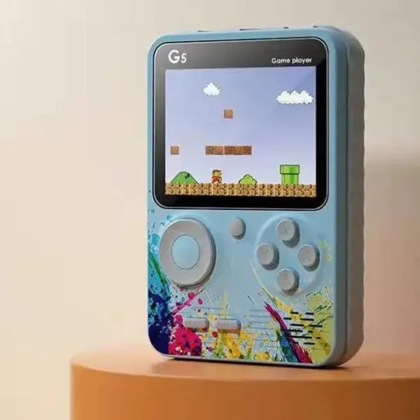 Портативная консоль Game player G5 500 игр Голубая
