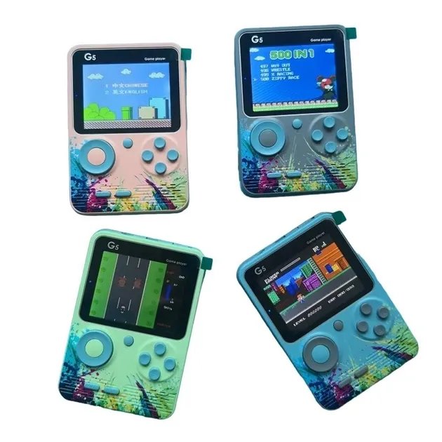 Портативная консоль Game player G5 500 игр Голубая