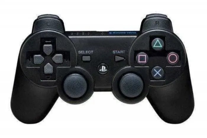 Беспроводной Джойстик для PS3 Bluetooth Черный 15 независимых кнопок
