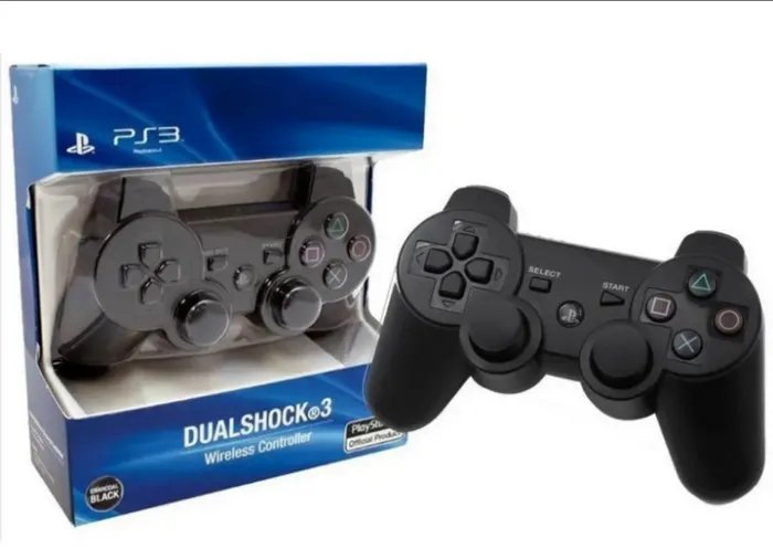 Беспроводной Джойстик для PS3 Bluetooth Черный 15 независимых кнопок