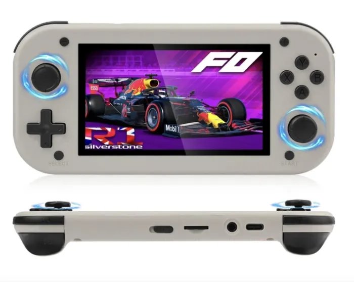 Портативная ретро консоль приставка SJGAM BOYHOM M17 4,3-дюймовий IPS-екран, PSP, PS1, NES, 128 Гб