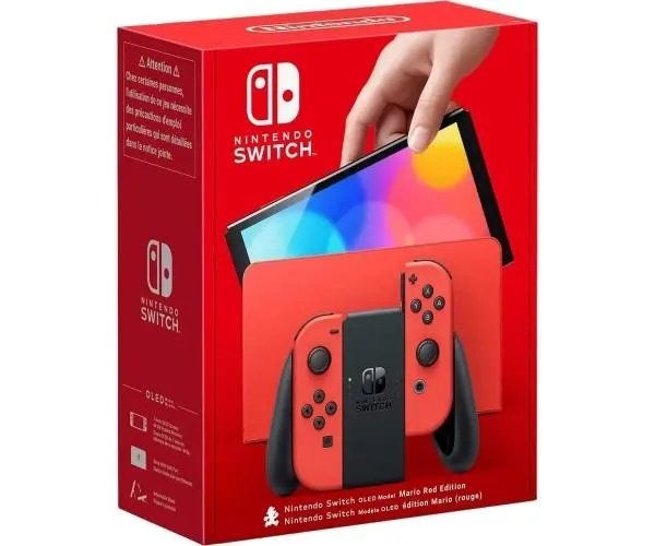 Портативная игровая приставка Nintendo Switch OLED Model Mario Red Edition