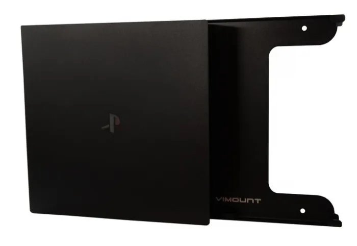 Крепление на стену ViMount PlayStation 4 PS4 PRO + 2шт держателей для геймпадов Dualshock 4 черный