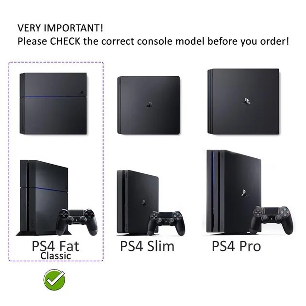 Крепление на стену ViMount PlayStation 4 Classic (FAT) + 2шт держателей для геймпадов Dualshock 4 черный