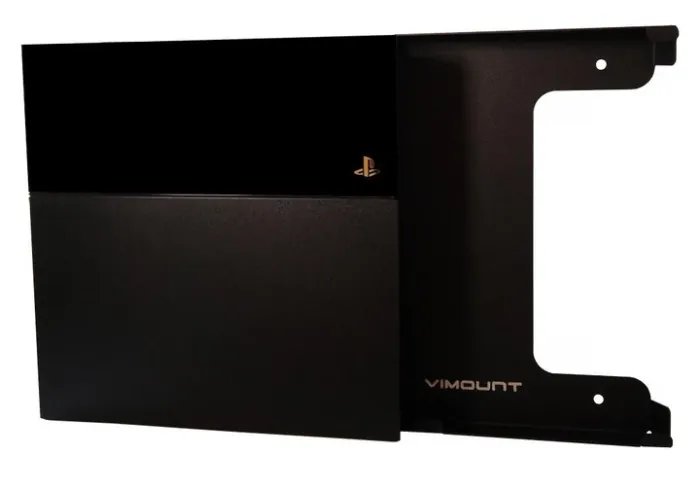 Крепление на стену ViMount PlayStation 4 Classic (FAT) + 2шт держателей для геймпадов Dualshock 4 черный